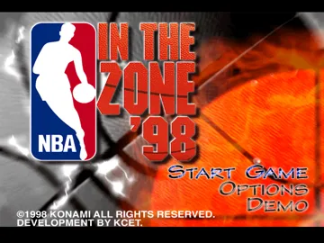 NBA in the Zone 98 (US) screen shot title